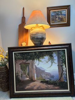 Amalfi dai Cappuccini by Carl Frederik Aagaard Print