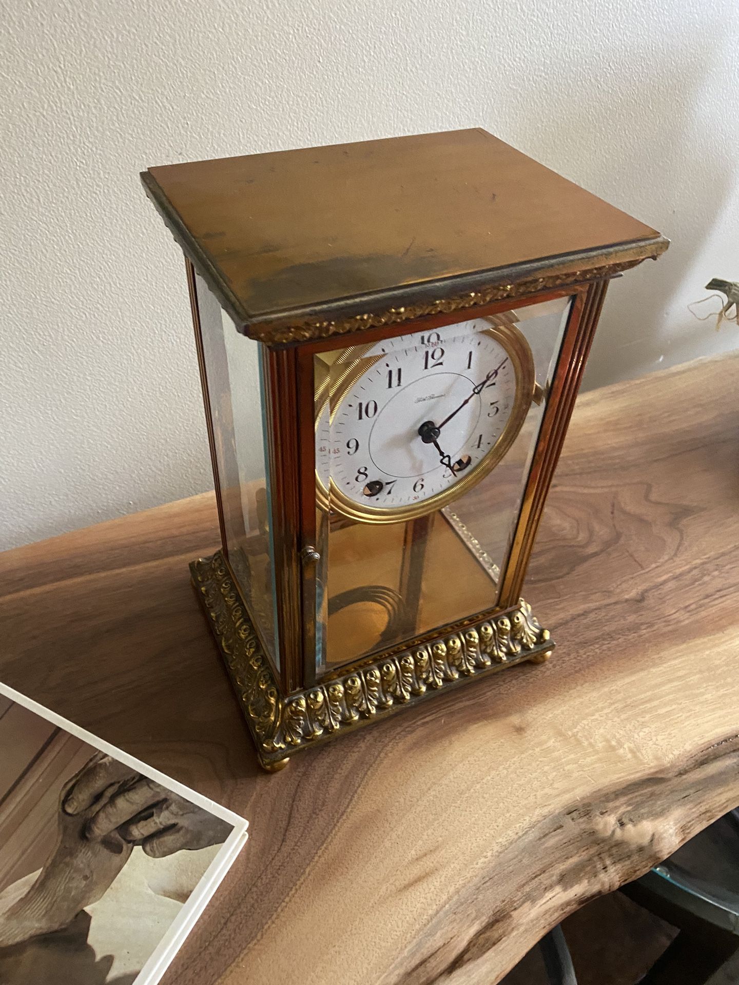 Collectible Items Seth Thomas Clock Vintage 125 Cement Vase $70 Latour Desk 120