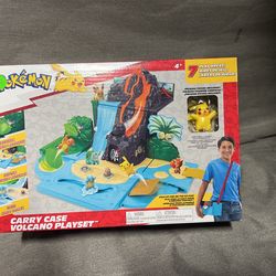 NEW. Pokémon Carry ‘N’ Go Volcano Playset