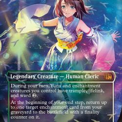 Yuna, Hope of Spira (Borderless) (Chocobo Track Foil) - FINAL FANTASY (FIN)