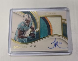 Tyreek Hill Immaculate Patch Auto /99