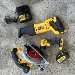 Dewalt SKILLSAW SAWSALL DRILL BATTERY
