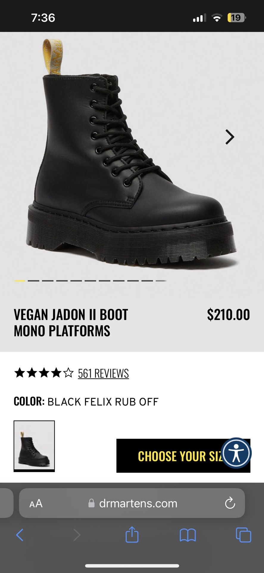 Dr Marten Vegan Jadon Ii Mono Platform Boots Review Womens Jadon