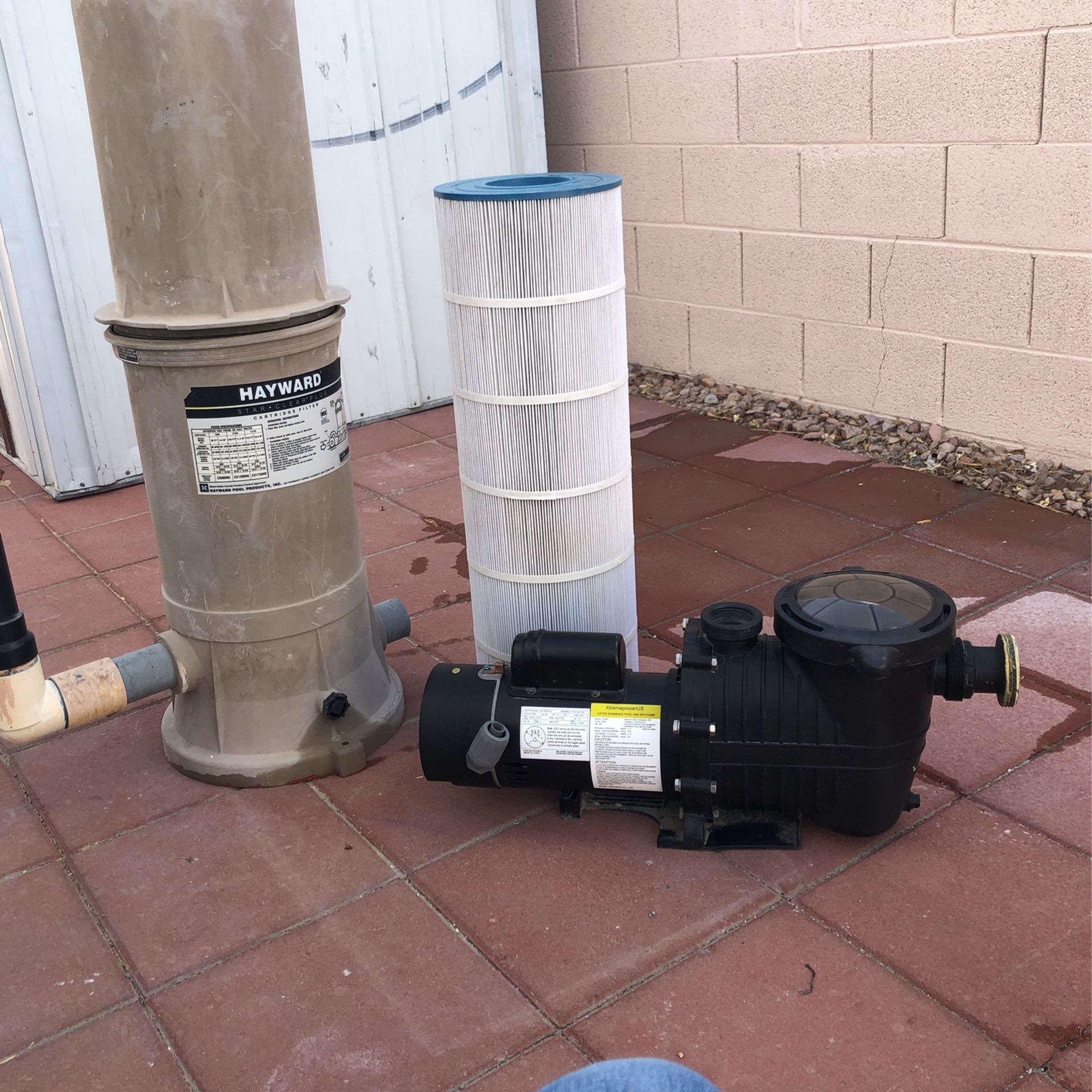 Filter and Pool pump