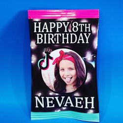 Tik tok Theme Personalized Party Decorations