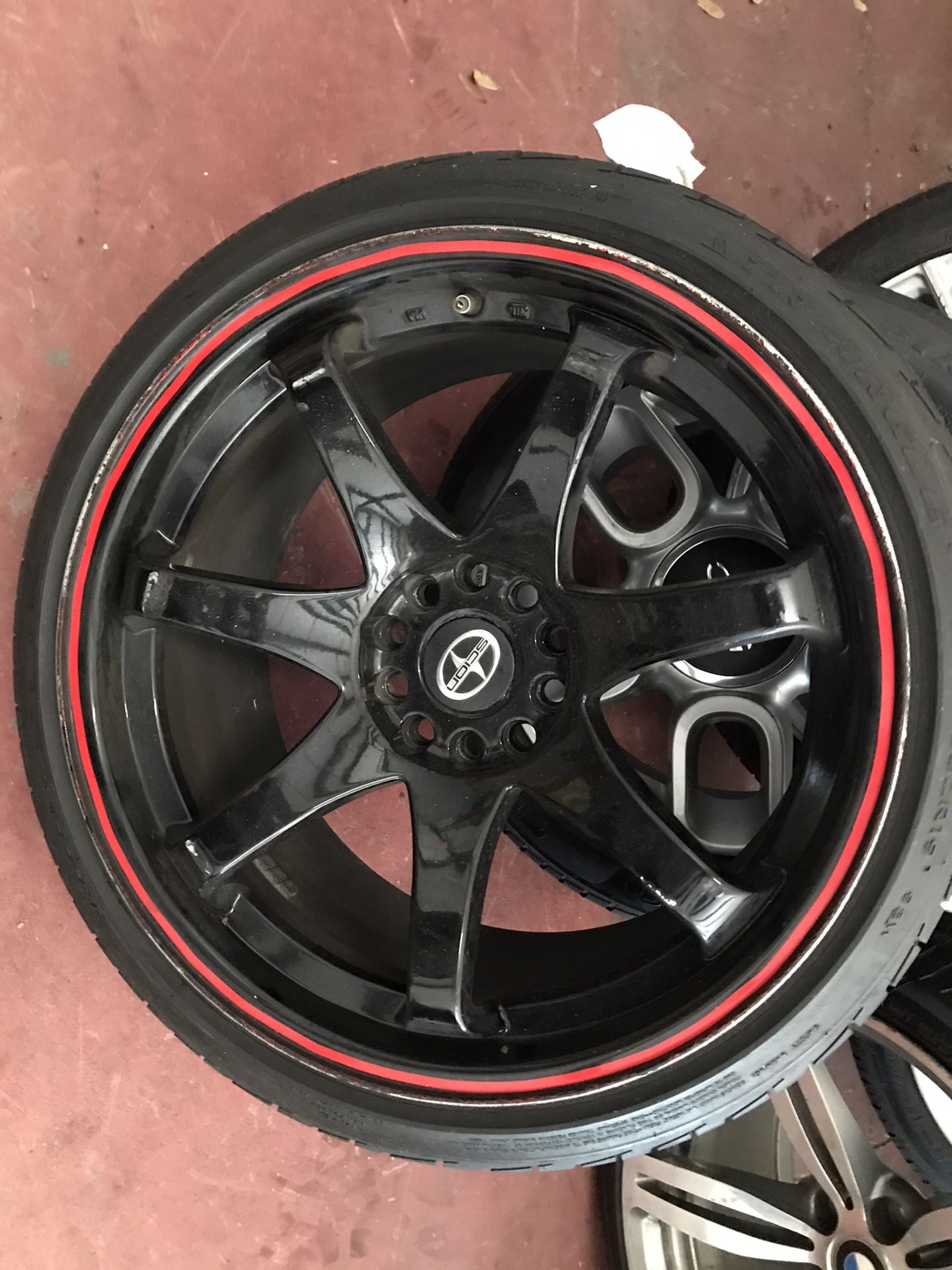 Two Scion Rims & Tires