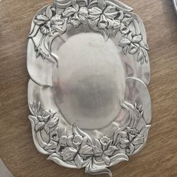 Come On …..What Are You Waiting For ?? Moving Soon !! Susan Stocking  / Vtg Pintel Collection / Beautiful Serving Platter 