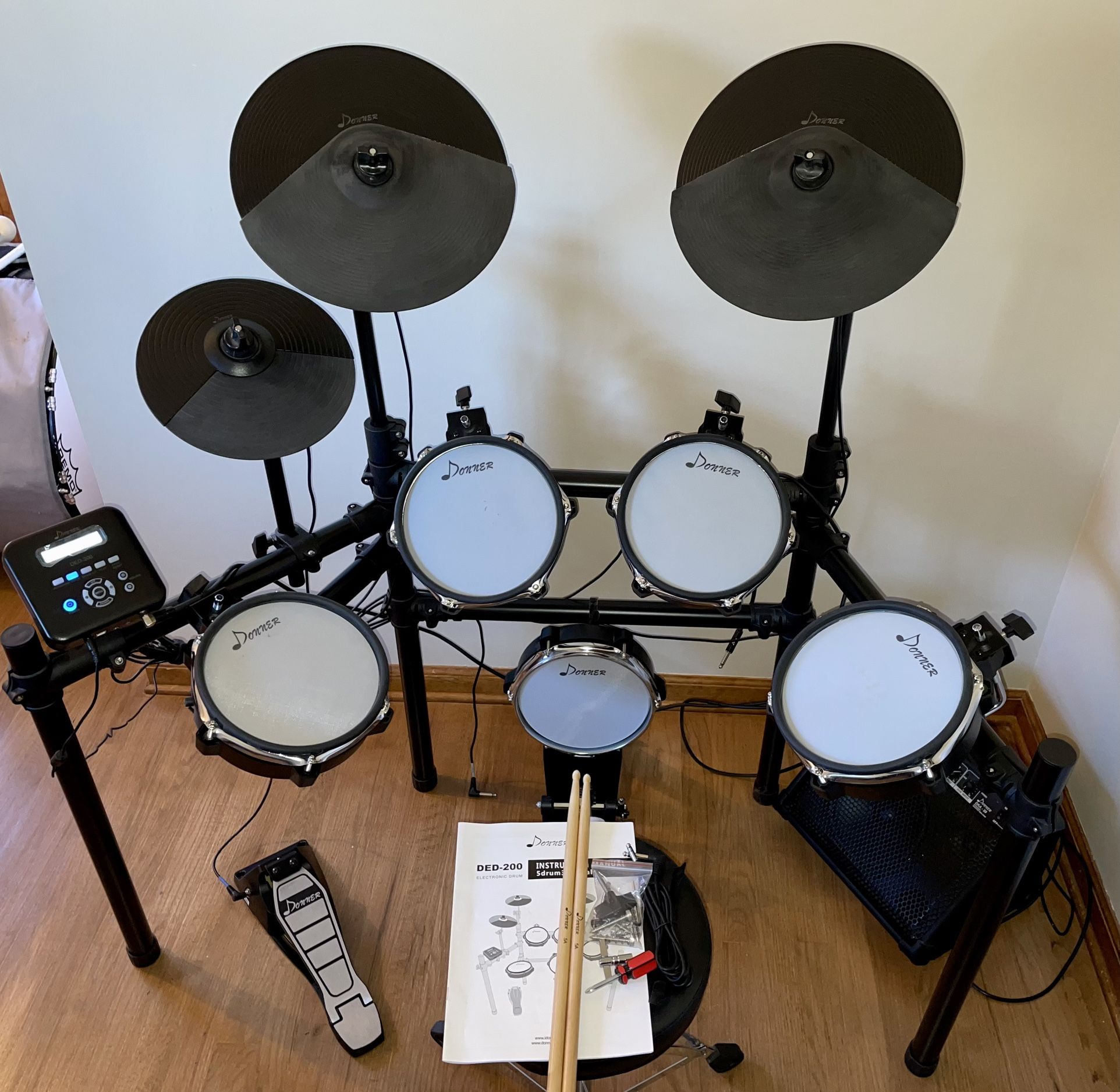 Donner DED-200 Electronic Drum Set w/ Amp