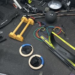 WHOLE BUNCH OF GYM EQUIPMENT
