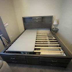 King 8 Drawer Bed Frame