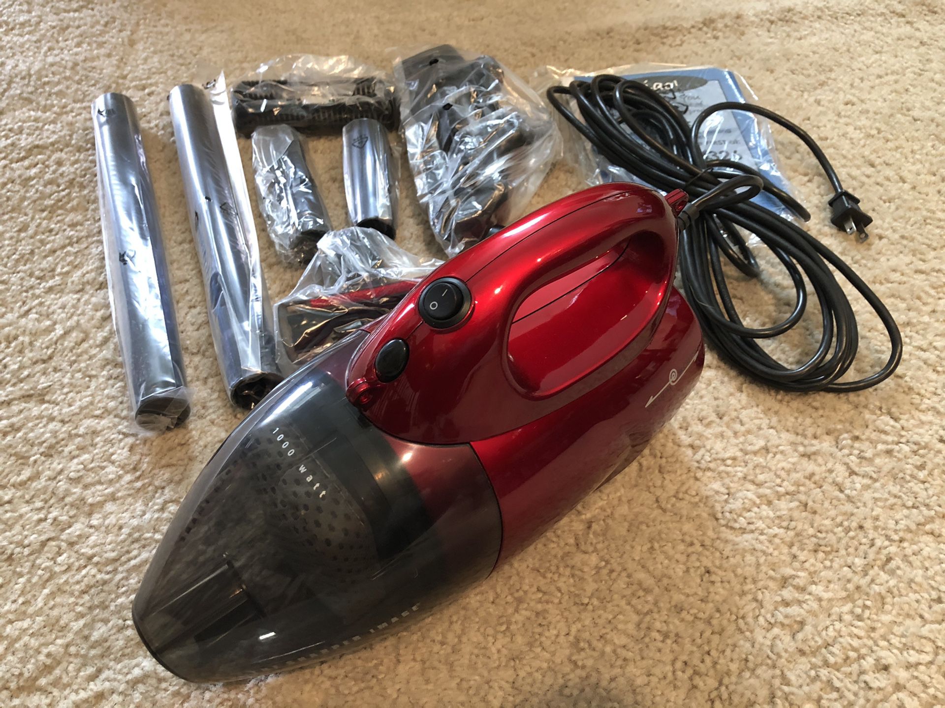 TIDY UP with this BRAND NEW THE SHARPER IMAGE HAND & STICK VACUUM!