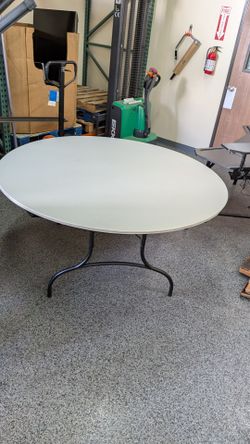 5 Ft Round Event Table. 9 Available. Only $30 Each.  City Of Orange