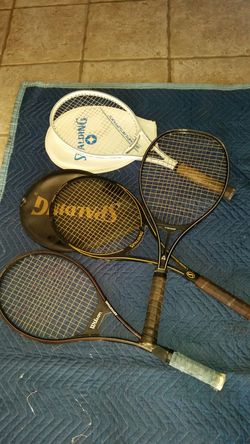 4 tennis rackets 8$ each or all 4 for 25$