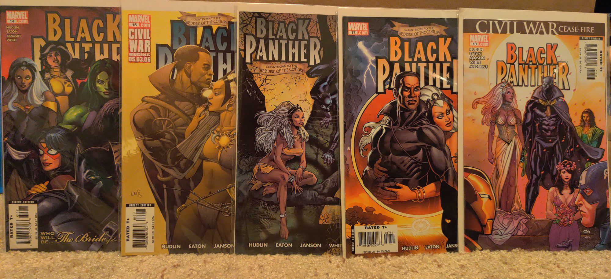 Black Panther set (5 issues)