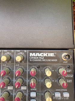 Mackie mixer 16 channel
