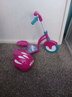 Adorable doll scooter and helmet