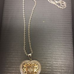 Elegant Sterling Silver Heart Locket