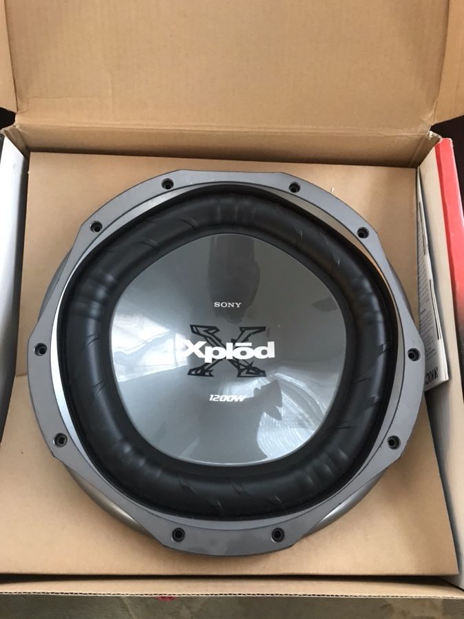 sony xplod 12 inch 1200 watt subwoofer