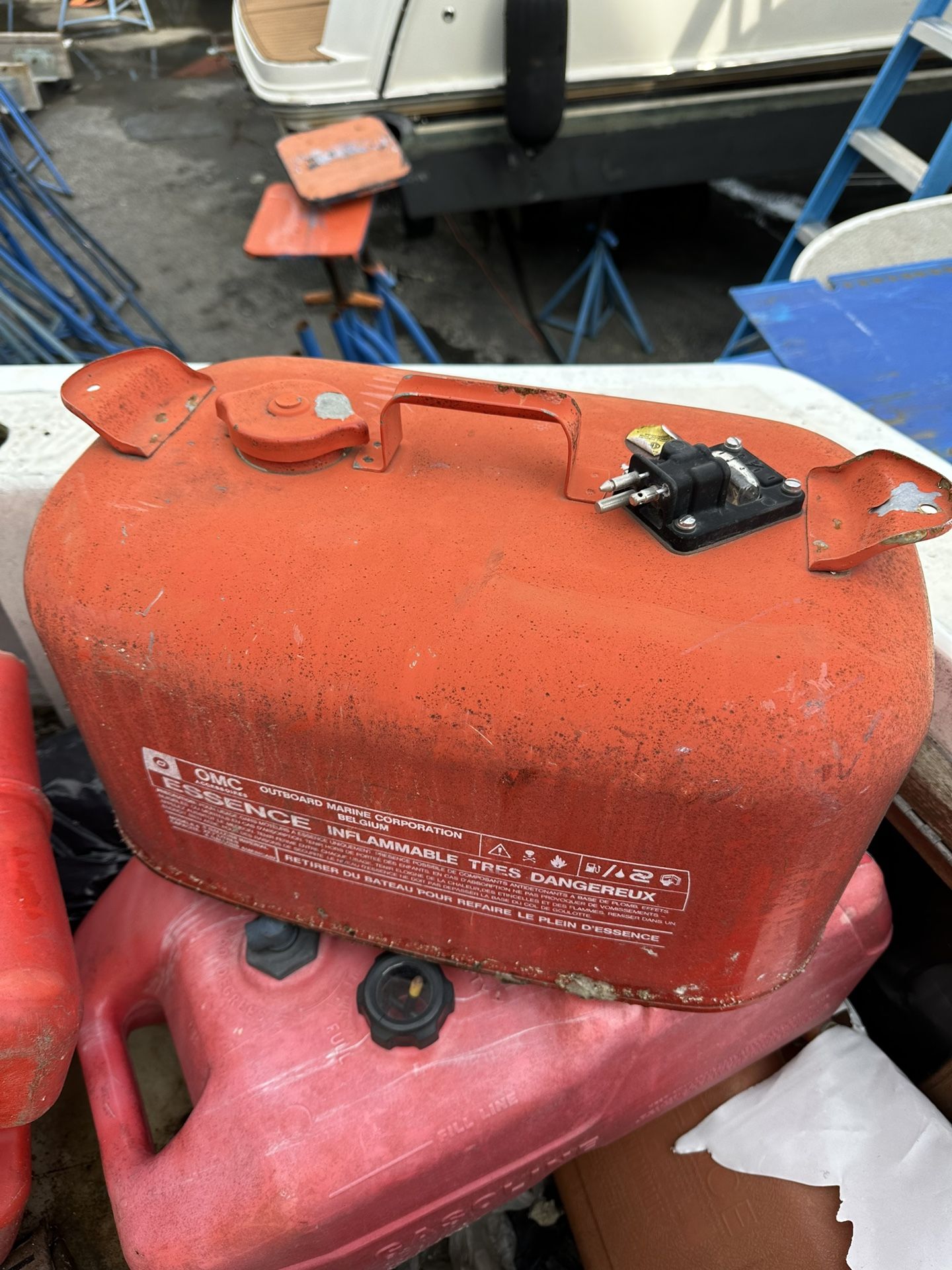 Topside Boat Gas can 