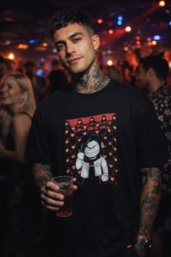 Introducing the Lola Poster Tee, a unique and stylish t-shirt that draws inspiration from our SOFUBI toy "Lola in the Parallel Universe". Lola is a co