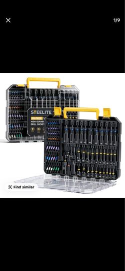 STEELITE 80-Piece Heavy Duty Magnetic Nut Driver Set,