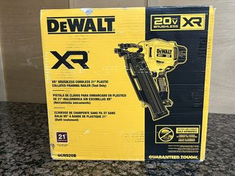 AMAZING DEWALT 21 DEGREE NAIL GUN