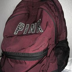 Victoria Secret Maroon Backpack