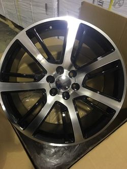 24 INCH REPLICAS WHEELS 6 LUGS WITH NEW TIRES