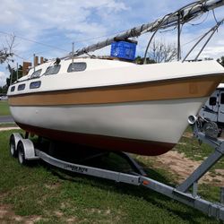 1974 Bayliner 23' Sailboat & Trailer 