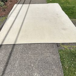 FREE Cream Rug & Carpet Pad 