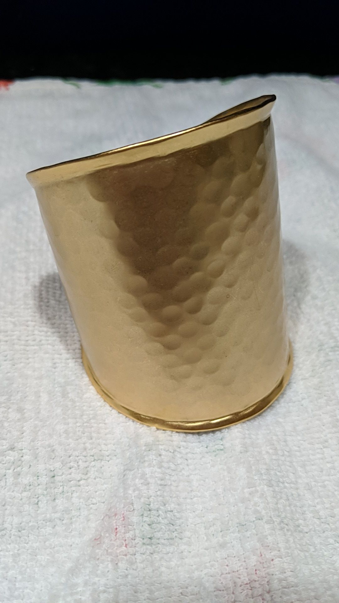 Gold Metal Cuff Bracelet