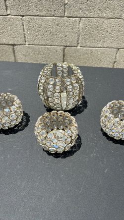 Four candle holders