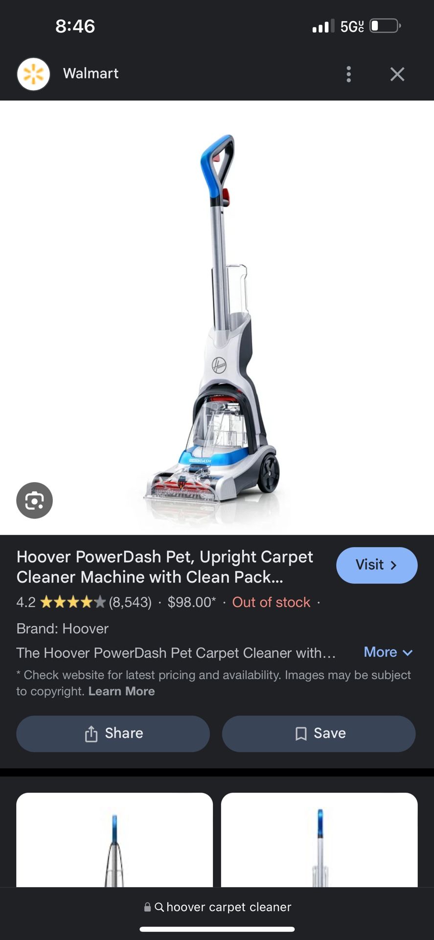 Hoover Powerdash Pet Cleaner
