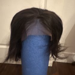 Short Dark Brown Wig 
