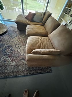 Couch faux leather