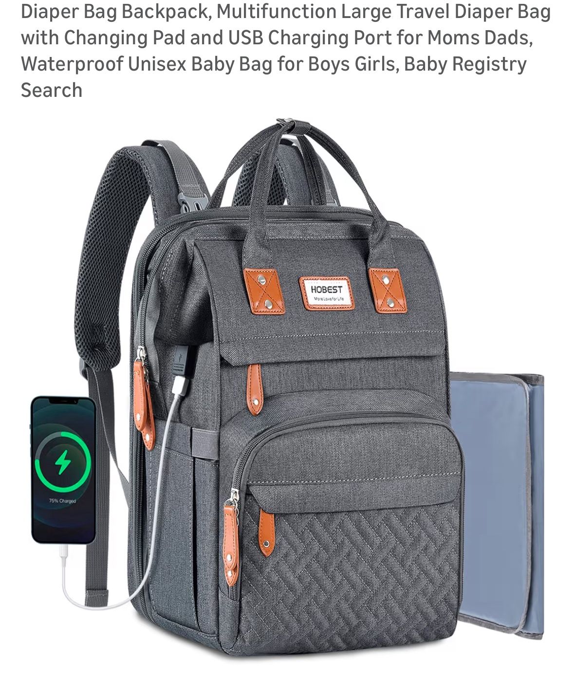 Diaper Bag Backpack