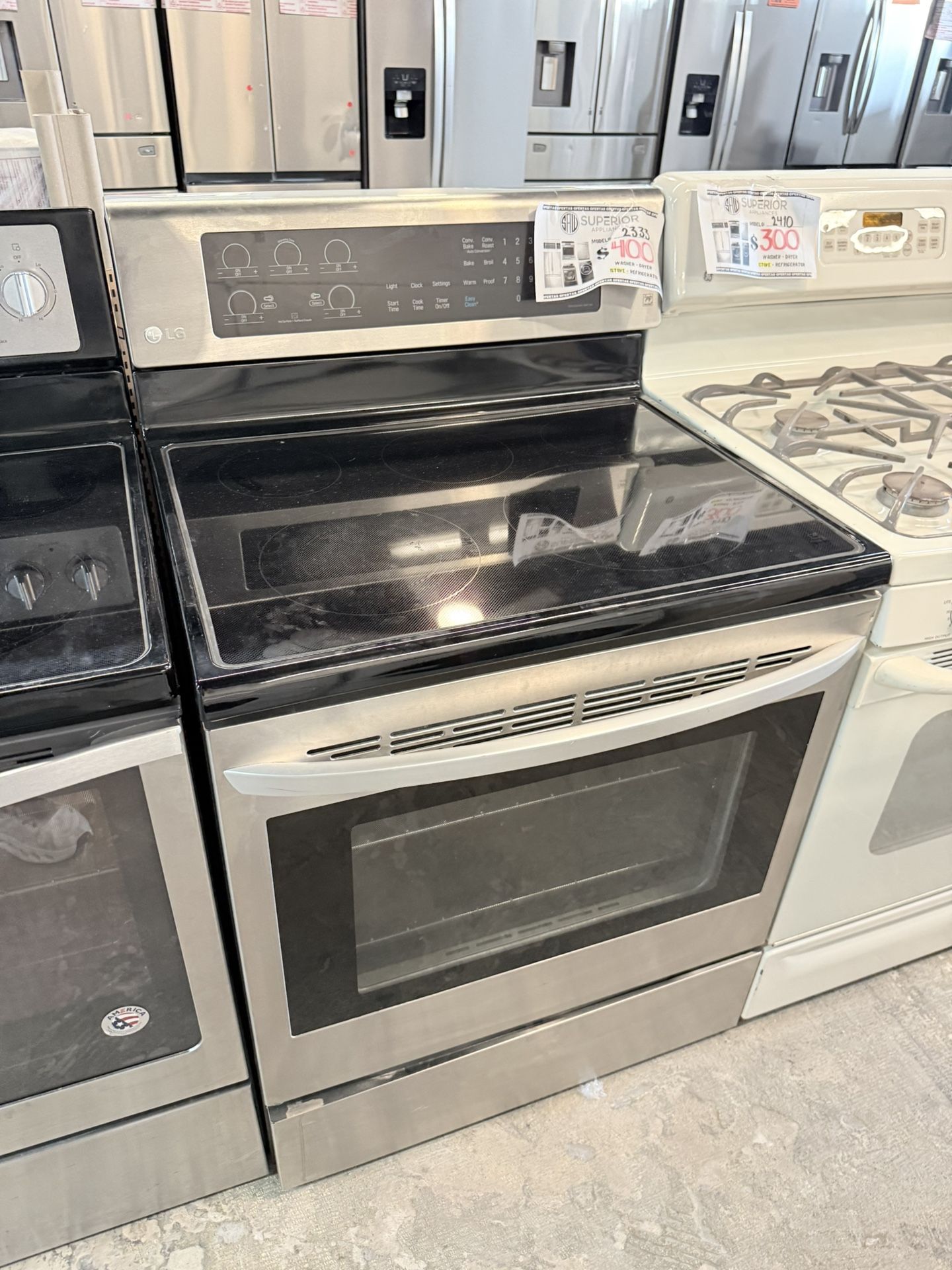 PRE OWNED ELECTRIC RANGE 