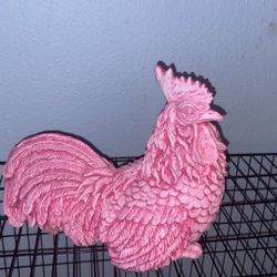 Pink Chicken Outside Decor
