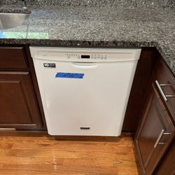 White Dishwasher Maytag 