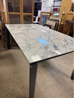 Dining Room/ Kitchen Table with Faux Marble