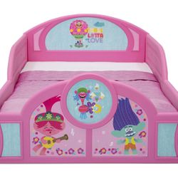 New! Trolls- Toddler Bed- Mattress Not Included 