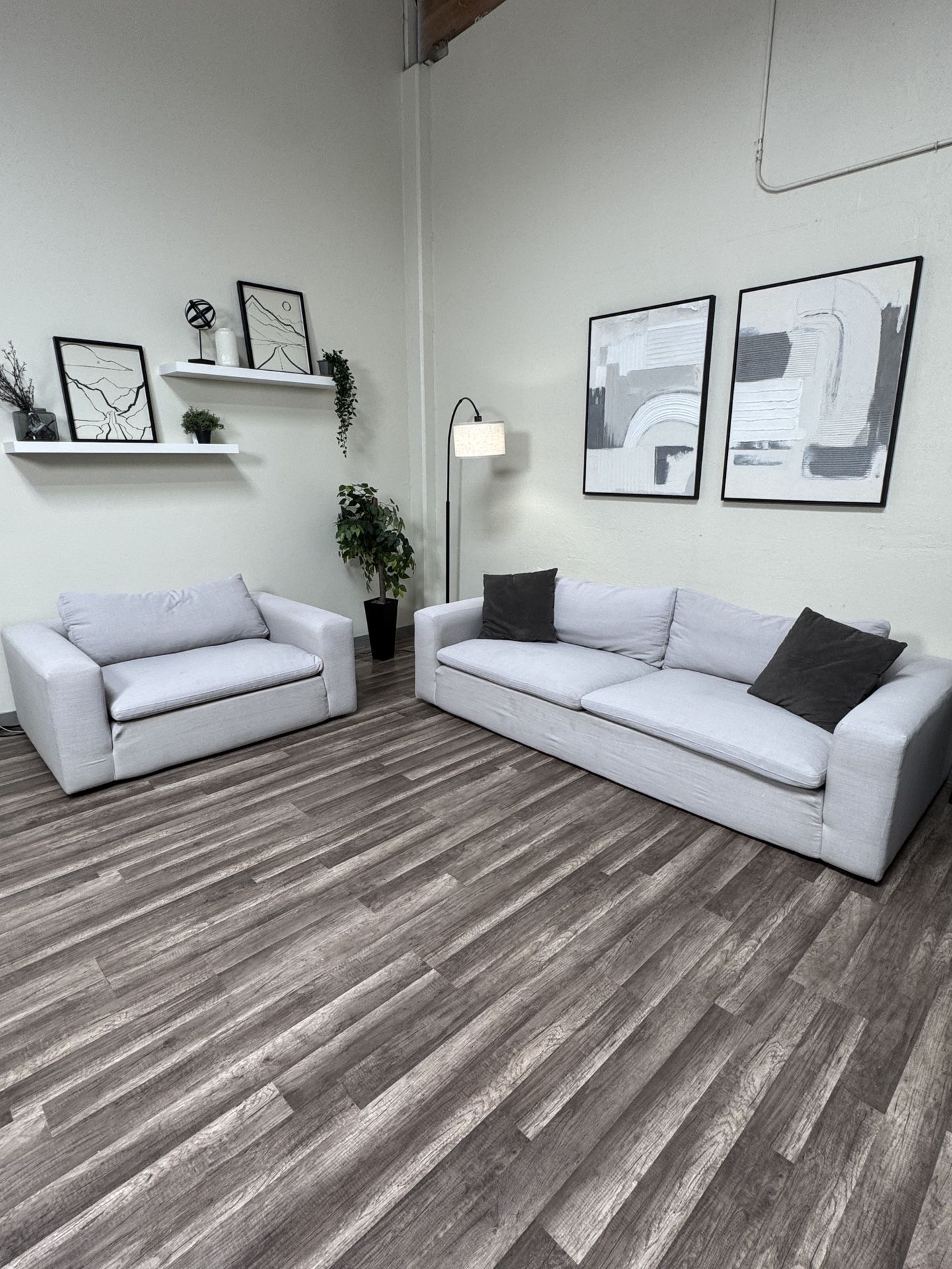 FREE DELIVERY Gray Couch Sectional Set