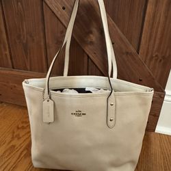 White Coach Tote Purse