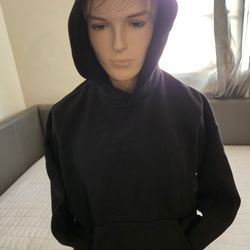 Fear Of God Essentials Classic Fit Logo Graphic Hoodie Size L 