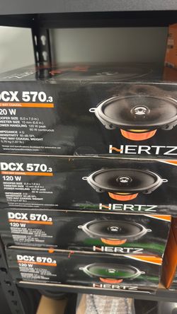 6x8 or 5x7 hertz speakers