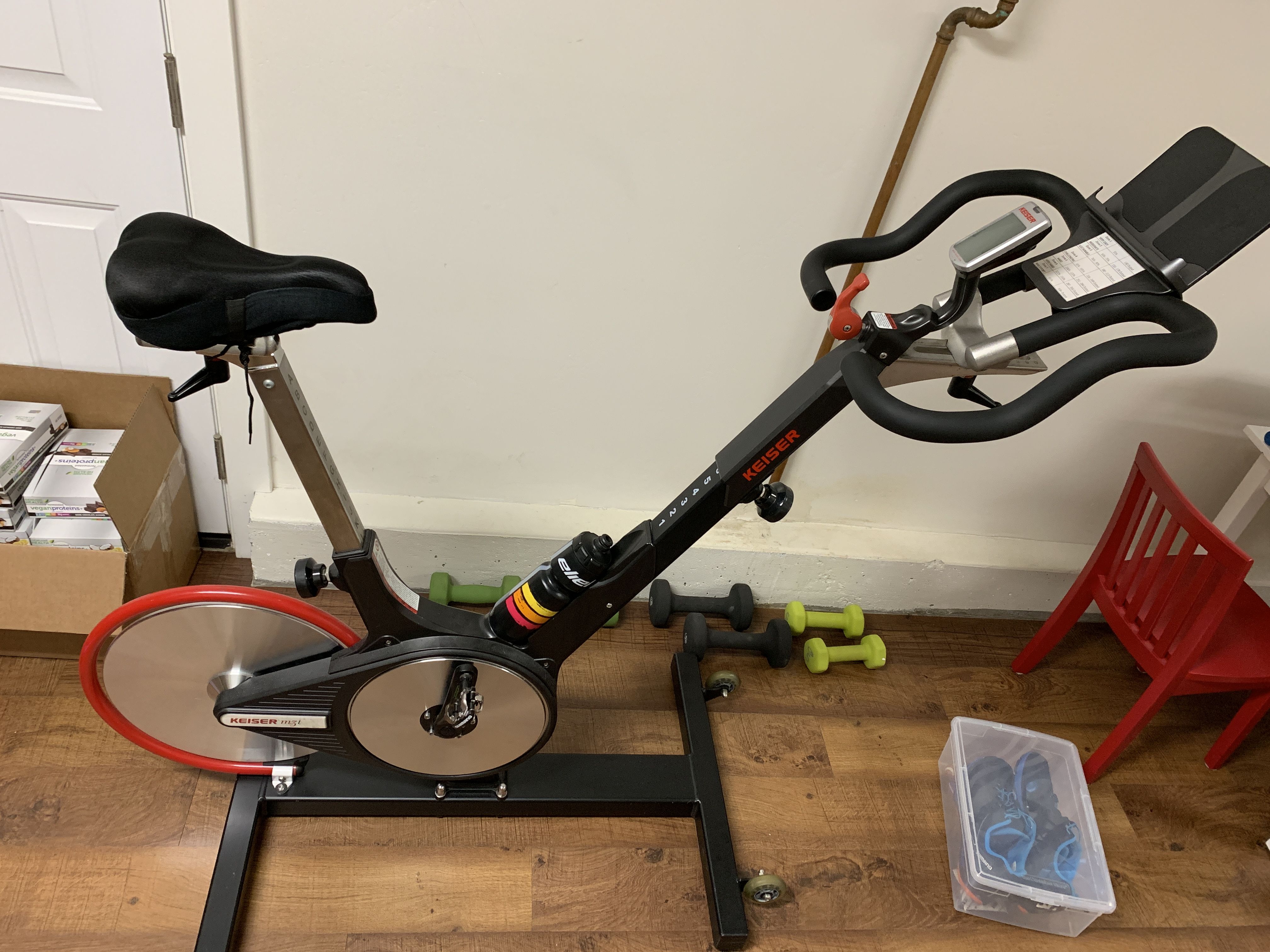 Keiser M3i Indoor Cycle Spin Bike - Commercial Quality. USA Made. Better than Peloton.