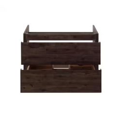 Fresca Floating Vanity ( Without Top ) Small Scratch In The Front Bottom.