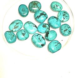 15 Turquoise Beads 
