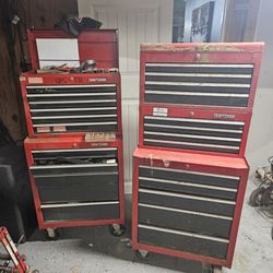 2 Tool Boxes With Tools 