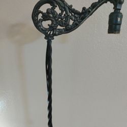Antique 1920's Cast Iron Lamp 